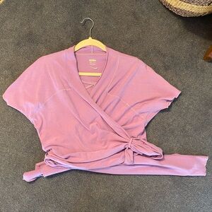 Nike Lavender Studio Yoga Barre Dance Wrap Medium